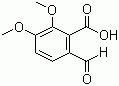 2-羧基-3,4-二甲氧基苯甲醛分子结构 (CAS 519-05-1)