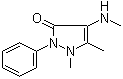 structure of CAS# 519-98-2, 4-(Methylamino)antipyrine
