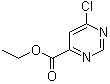 structure of CAS# 51940-63-7, 6-氯嘧啶-4-羧酸乙酯