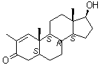CAS 登录号：5197-58-0, 17beta-羟基-2-甲基-5alpha-雄甾-1-烯-3-酮