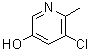 structure of CAS# 51984-63-5, 5-氯-6-甲基吡啶-3-醇