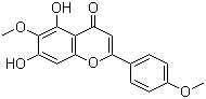 structure of CAS# 520-12-7, 柳穿鱼黄素