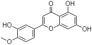 CAS # 520-34-3, Diosmetin, 5,7-Dihydroxy-2-(3-hydroxy-4-methoxyphenyl)-4-benzopyrone