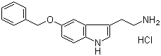 5-Benzyloxytryptamine hydrochloride molecular structure (CAS 52055-23-9)