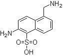 structure of CAS# 52084-84-1, 2-氨基-5-(氨基甲基)-1-萘磺酸