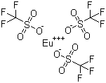 structure of CAS# 52093-25-1, Europium(III) trifluoromethanesulfonate