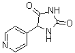 structure of CAS# 52094-68-5, 5-(4-吡啶基)-2,4-咪唑烷二酮