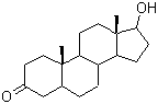 structure of CAS# 521-18-6, Stanolone