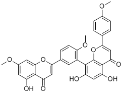 structure of CAS# 521-34-6, 金松双黄酮