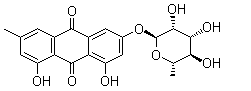 structure of CAS# 521-62-0, 泻鼠李皮苷 A