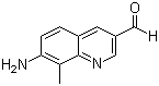 structure of CAS# 521074-55-5, 7-氨基-8-甲基-3-喹啉甲醛