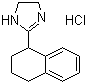 CAS # 522-48-5, Tetrahydrozoline hydrochloride, 2-Tetralin-1-yl-4,5-dihydro-1H-imidazole hydrochloride