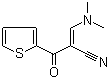 structure of CAS# 52200-22-3, 3-(二甲基氨基)-2-(2-噻吩甲酰基)丙烯腈