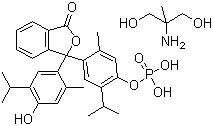 CAS # 52279-66-0, Thymolphthalein monophosphate 2-amino-2-methyl-1,3-propanediol salt