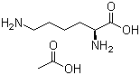 structure of CAS# 52315-92-1, L-Lysine acetate