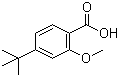 structure of CAS# 52328-48-0, 4-叔丁基-2-甲氧基苯甲酸