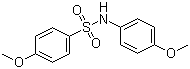 structure of CAS# 52334-79-9, 4-甲氧基-N-(4-甲氧基苯基)苯磺酰胺