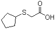 structure of CAS# 52363-14-1, (环戊硫基)乙酸