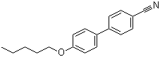 CAS 登录号：52364-71-3, 4-戊氧基-4'-氰基联苯, 4-氰基-4'-戊氧基-1,1'-联苯
