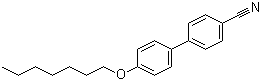 CAS # 52364-72-4, 4'-Heptyloxy-4-cyanobiphenyl, 4'-(Heptyloxy)[1,1'-biphenyl]-4-carbonitrile