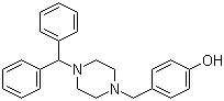 CAS 登录号：52395-99-0, 苯拉利嗪, 百乐利辛, 4-二苯甲基-1-(4-羟基苄基)哌嗪