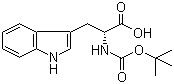 structure of CAS# 5241-64-5, N-[(tert-Butoxy)carbonyl]-D-tryptophan