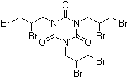 structure of CAS# 52434-90-9, 三(2,3-二溴丙基)异氰脲酸酯