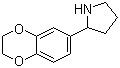 2-(2,3-Dihydro-1,4-benzodioxin-6-yl)pyrrolidine molecular structure (CAS 524674-08-6)