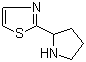 structure of CAS# 524674-17-7, 2-(2-吡咯烷基)噻唑