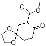 structure of CAS# 52506-21-5, Methyl 8-oxo-1,4-dioxaspiro[4.5]decane-7-carboxylate