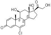 CAS 登录号：5251-34-3, 氯泼尼醇