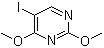 structure of CAS# 52522-99-3, 2,4-二甲氧基-5-碘嘧啶