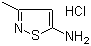 structure of CAS# 52547-00-9, 5-氨基-3-甲基异噻唑盐酸盐