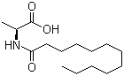 structure of CAS# 52558-74-4, N-月桂酰基-L-丙氨酸