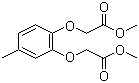 structure of CAS# 52589-39-6, 4-甲基邻苯二酚二乙酸二甲酯