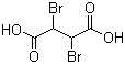 structure of CAS# 526-78-3, 2,3-二溴丁二酸