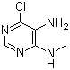 structure of CAS# 52602-68-3, 4-甲氨基-5-氨基-6-氯嘧啶