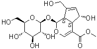 structure of CAS# 52613-28-2, 去乙酰基车叶草苷酸甲酯