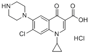structure of CAS# 526204-10-4, 环丙沙星 EP 杂质D盐酸盐