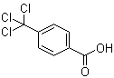 CAS # 5264-40-4, 4-(Trichloromethyl)benzoic acid, NSC 146401, p-(Trichloromethyl)benzoic acid