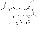 structure of CAS# 52645-73-5, 乙基 2,3,4,6-O-四乙酰基-alpha-D-硫代吡喃葡萄糖苷
