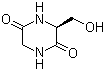 structure of CAS# 52661-98-0, Cyclo(glycyl-L-seryl)