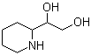 2-(1,2-二羟基乙基)哌啶分子结构 (CAS 5267-87-8)