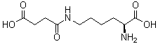 CAS # 52685-16-2, N6-(3-Carboxy-1-oxopropyl)-L-lysine, epsilon-Succinyllysine