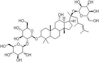 structure of CAS# 52705-93-8, Ginsenoside Rd