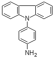 structure of CAS# 52708-37-9, N-(4-Aminophenyl)carbazole