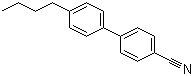 CAS 登录号：52709-83-8, 4'-正丁基-4-氰基联苯, 对氰基丁基联苯