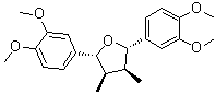 structure of CAS# 528-63-2, rel-(2R,3R,4S,5S)-2,5-二(3,4-二甲氧基苯基)四氢-3,4-二甲基呋喃