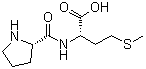 structure of CAS# 52899-08-8, L-脯氨酰-L-蛋氨酸