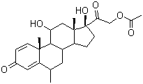 CAS # 53-36-1, Methylprednisolone acetate, Methylprednisolone 21-acetate, Depo-medrate